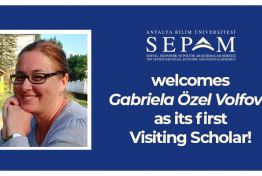 Welcomes Gabriela Ozel Volfova as its First Visiting Scholar!
